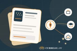 Curbelo Law illustration of U.S. visa categories for work, study and family