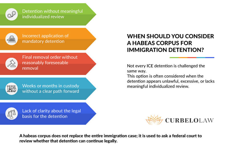 when should you consider a habeas corpus for immigration detention