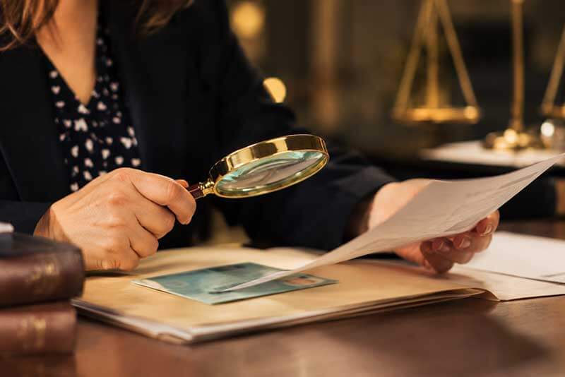 reviewing immigration documents