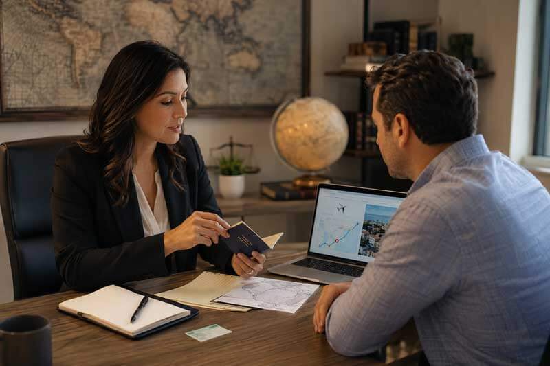 Consulting an immigration lawyer before traveling to Spain with a green card
