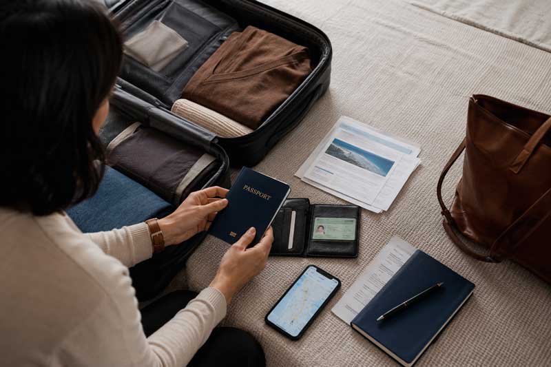 Documentos para viajar a España con residencia americana y pasaporte vigente